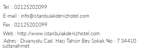 stanbul Akdeniz Hotel telefon numaralar, faks, e-mail, posta adresi ve iletiim bilgileri
